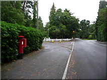 SZ0590 : Branksome: postbox № BH13 153, Western Avenue by Chris Downer