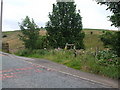 Gateway to moorland track near Wall Green Farm