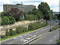 Yeovil District Hospital and Queensway (A30)