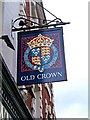 The Old Crown pub sign, 81-83 Westgate Street