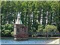 The valve tower, Castle Carrock Reservoir