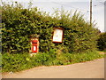 Margaret Marsh: postbox № SP7 16 and noticeboard