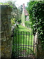 Stour Provost: Church Lane from the church