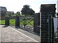 Sturminster Newton: old railway gates