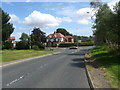 Road junction at Morpeth golf course