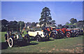 Vintage cars at Lackham College