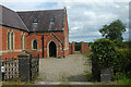 Ample parking at disused church