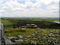 View from top of Tregarrick Tor