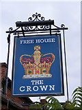 TM4469 : The Crown Inn Public House Sign, Westleton by Geographer