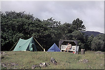 NM4099 : Campsite by Loch Scresort, Rum by John Rostron