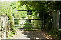 Entrance gate to Cae Perllan allotments