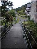 SH7863 : The Mill footbridge, Trefriw by Karen Chantrey Wood