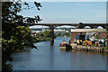 River Weaver & the railway viaduct