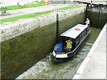 ST8260 : Canal boat on the way up the Kennet and Avon canal (3) by Brian Robert Marshall