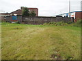 A section of the now filled-in goods railway line, Irlam Road, Bootle.