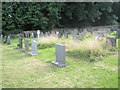 Graves in the churchyard at St Peter, Diddlebury