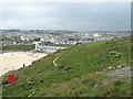 St Ives Head and the top of Porthgwidden Beach