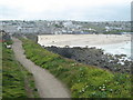 The coastal path on The Island