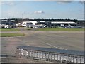 Cargo area at London Luton Airport