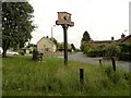 The village sign at Stetchworth