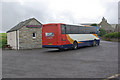 Bus at Tingwall Pier