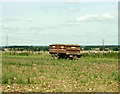 2009 : Farm trailer in a field