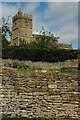 Cotswold stone wall, Bourton-on-the-Hill