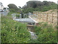 Inlet trash screen at Flexbury Park