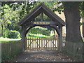 Lych gate to the Old Meeting House