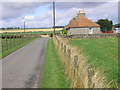 Cottages at the end of the track from Falside Farm