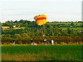 Parachute landing, Redlands Airfield, Wanborough, Swindon (1)