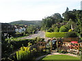 Looking from Brooklyn Cottages down the B5477