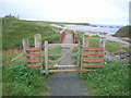 NB4057 : Footpath down to Mealabost Beach by Nick Mutton 01329 000000