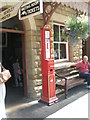 Platform ticket machine on Highley Station