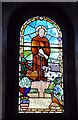 SK1854 : Side glass window, St. Peter's church - Parwich by Mick Lobb