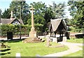 The lych gate at All Saints, Wribbenhall