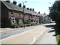 Terraced housing on the B4190