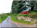 Overlooking the lane at Bromley Court