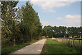 Track and footpath to Thorpe Morieux