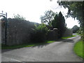 Entrance to farm bed and breakfast