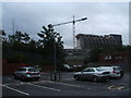 Car park and Sheffield City College building site