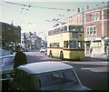 Bournemouth trolleybus in West Southbourne