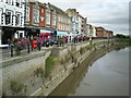 West Quay, Bridgwater from the old town bridge