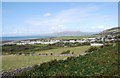 Caravans on the coast near Llwyngwril