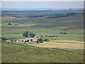 Moorland and pastures around High Old Shields Farm