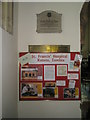 Information board within St Peter and St Paul, Steeple Aston