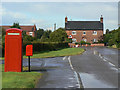 Red boxes, red brick