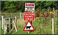 Road signs near Downpatrick