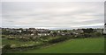 The village of Bryn Du from the railway