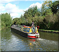 Working barge on the Grand Union Canal